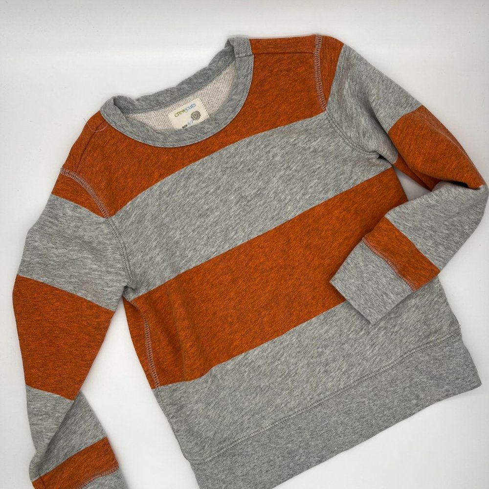 CrewCuts Crewneck striped sweatshirt